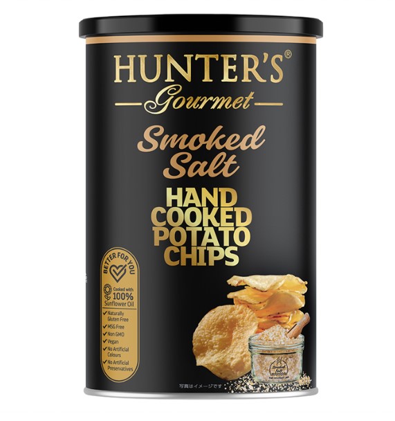 HUNTER'S CHIPS SMOKED SALT     150gr