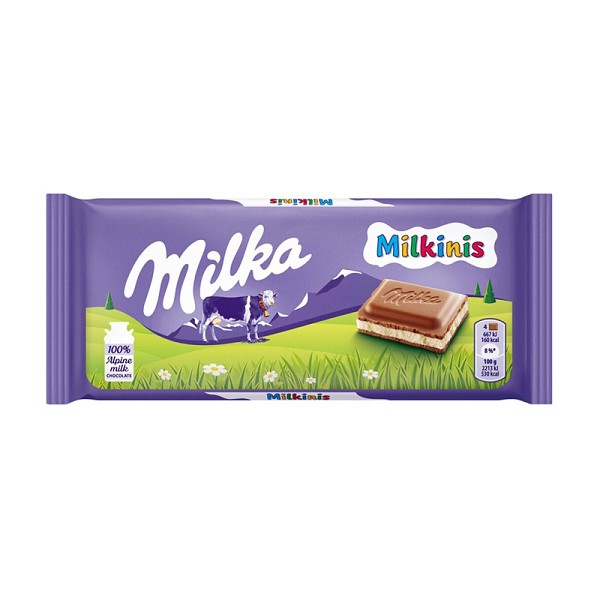 Milka Σοκολάτα Γάλακτος Milkinis 100gr