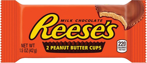 REESE'S 2 PEANUT BUTTER CUPS 42g