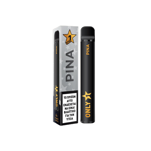 Only1 800 puffs Pina Colada Ice Disposable Pen Kit 2ml με Ενσωματωμένη Μπαταρία 0mg μίας Χρήσης 0% NIKOTINH