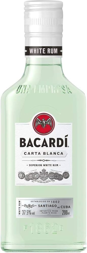 BACARDI CARTA BLANCA 200ml