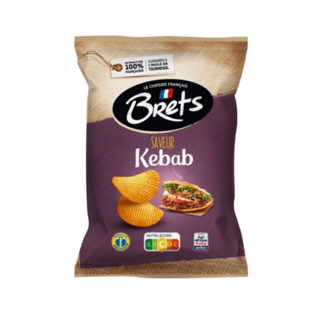 Brets Le Chipsier Francais Πατατάκια Saveur με Γεύση Kebab 125g