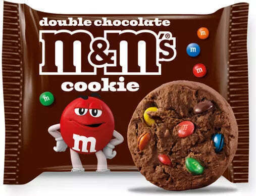 M&M's Cookies Double Chocolate Μπισκότo 50g