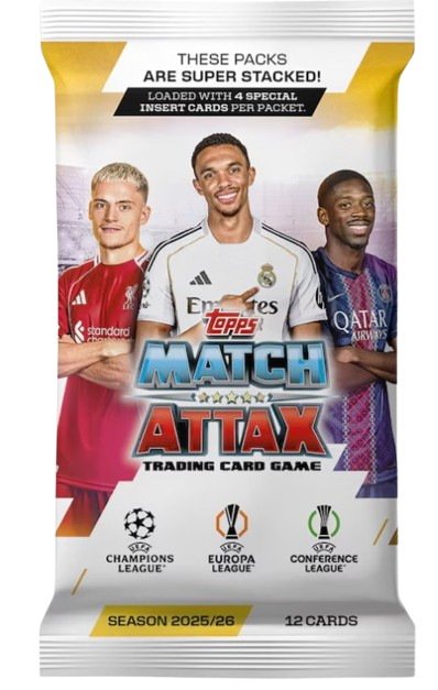 Topps UCC Champions League Match Attax EXTRA 2025/26 Φακελάκι