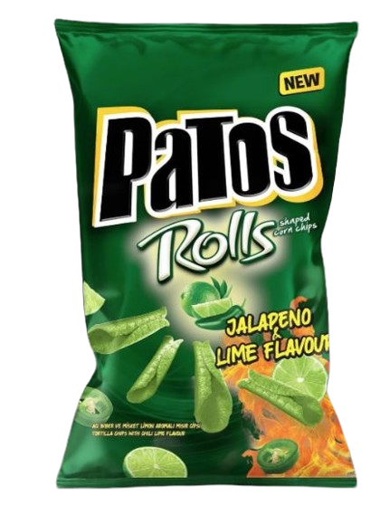 Patos Rolls Jalapeno Lime Flavour 90g