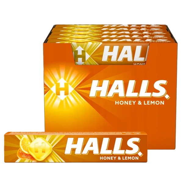 HALLS ΚΑΡΑΜΕΛΕΣ HONEY-LEMON 20τεμ