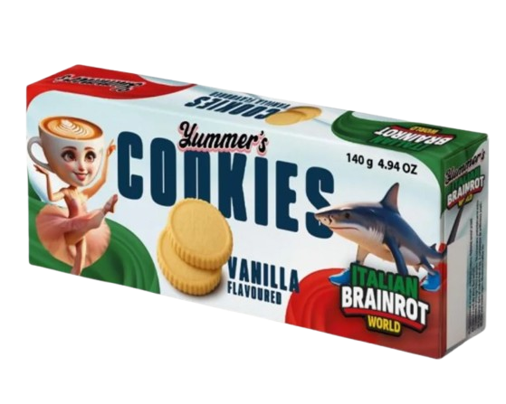 Yummers Brainrot Cookies Vanilla 140g
