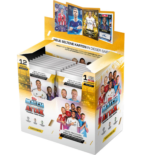Topps UCC Champions League Match Attax EXTRA 2025/26 Box 32 φακ