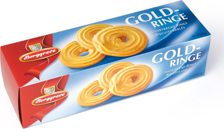 Borggreve Goldringe Shortbread Rings Μπισκότα 400g