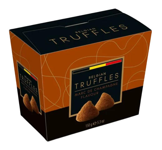 Belgian Truffles Cocoa Βελγικές Τρούφες Με Σαμπάνια 150g