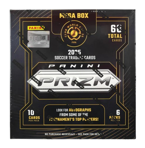 2025 Prizm FIFA Club World Cup Panini Soccer Mega Box