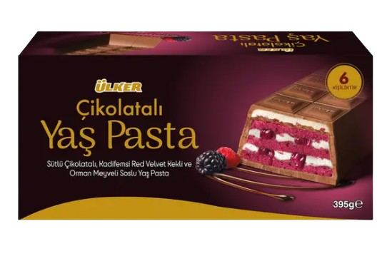 Red Velvet Cake Με Σοκολάτα Γάλακτος & Φρούτα του δάσους 6τεμ 395g