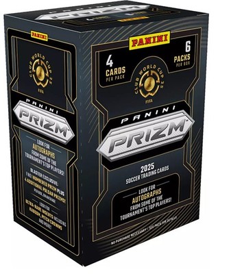 2025 Prizm FIFA Club World Cup Panini Soccer Blaster Box