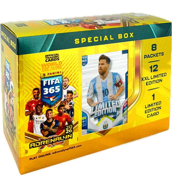 FIFA 365 2026 Special Box Adrenalyn XL Κάρτες Panini
