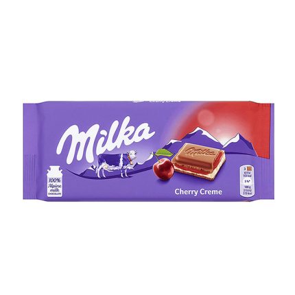 Milka Cherry Creme Σοκολάτα Γάλακτος 100g