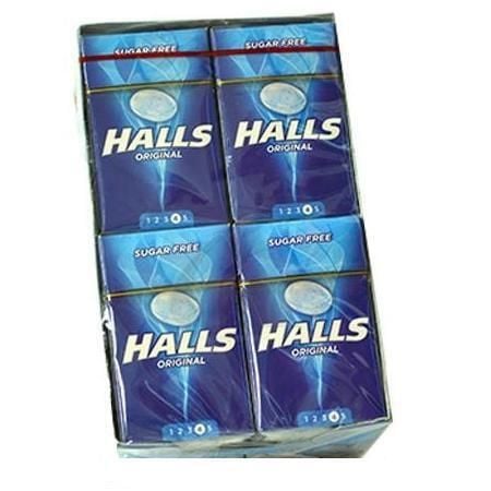 Halls Original Sugarfree Καραμέλες Display 12x28g