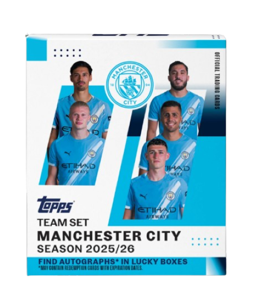 2025/26 Manchester City Topps Team Set