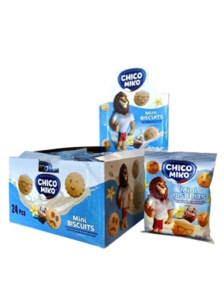 Chico Mico Mini Μπισκότα Βανίλιας 24x30g