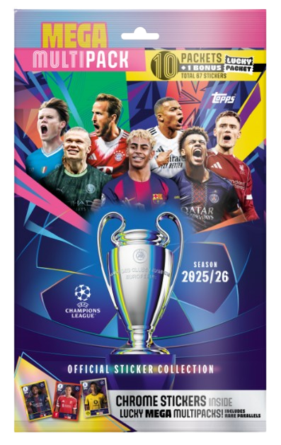 Topps Champions League Stickers 2025/26 Mega Multipack