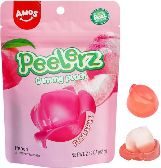 Amos Peelerz Gummy Peach 65g