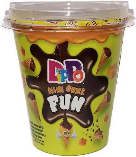 Dippo Μίνι Χωνάκια Βάφλας Salted Caramel 100g