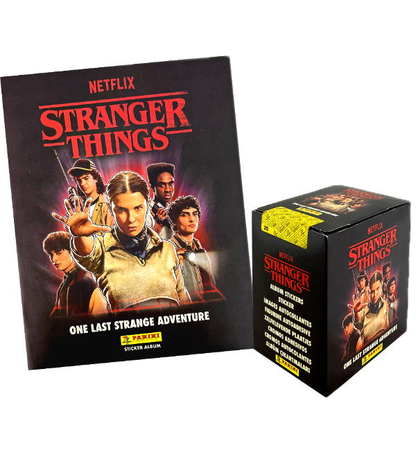 Combo Stranger Things 2025 Panini 50 Stickers + Album