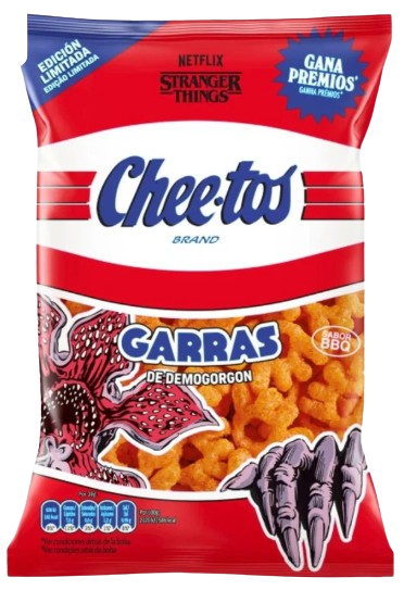 Cheetos Stranger Things Garras BBQ 75g