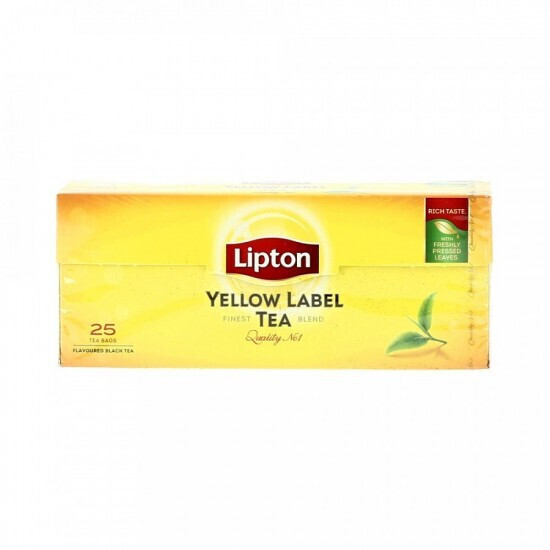 Lipton Μαύρο Τσάι Yellow Label 25 Φακελάκια 50gr