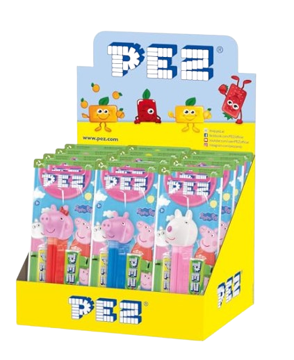 Peppa Pig Pez Καραμέλες με Dispenser 8.5g 12τεμ