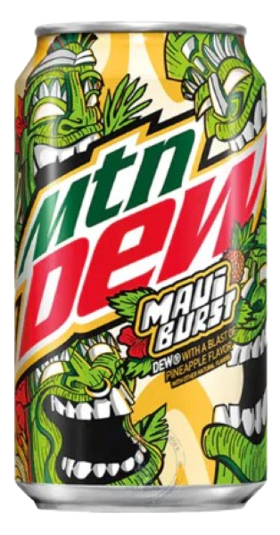Mountain Dew Maui Burst Pineapple USA 355ml