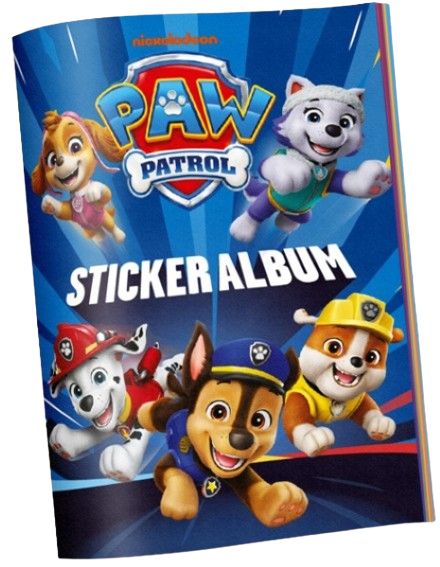 Paw Patrol Stickers Αυτοκόλλητα Nickelodeon Αλμπουμ