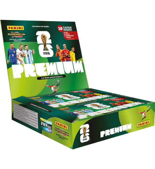 FIFA World Cup 2026 Adrenalyn XL Panini Display Premium 10 Φακ