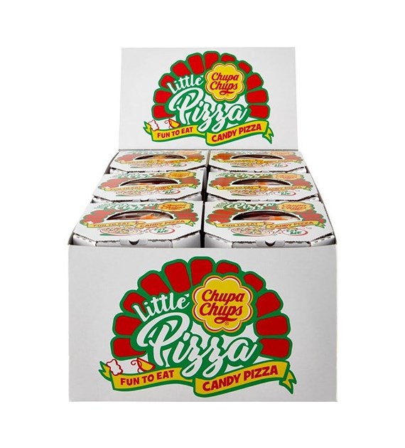 Chupa Chups Little Candy Pizza Display 24x40g