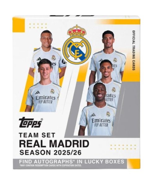 2025/26 Real Madrid Topps Team Set