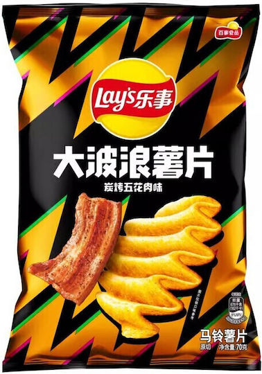 Lays Wavy Chips Pork Belly ASIA 70gr