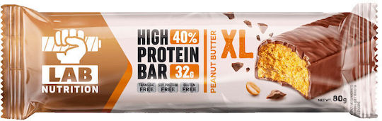 LAB NUTRITION Μπάρα Πρωτεΐνης 38% XL Peanut Butter 80gr