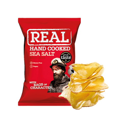 Real Chips Sea Salt Θαλασσινό Αλάτι 150g
