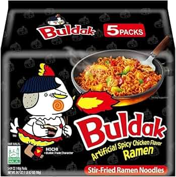 Samyang Noodles Buldak Hot Chicken Ramen 5x140gr