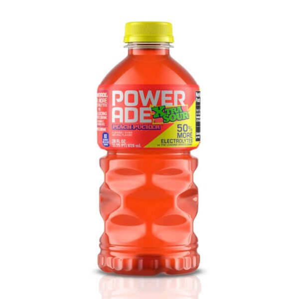 Powerade Xsour Peach Pucker 828ml