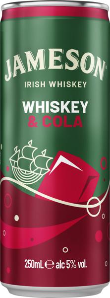 Jameson Whiskey Cola Alc.5% Vol 250ml