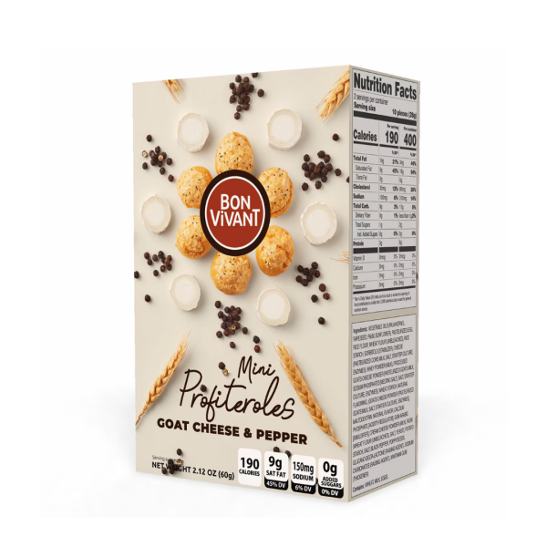 Mini Choux Cheese & Pepper 60g
