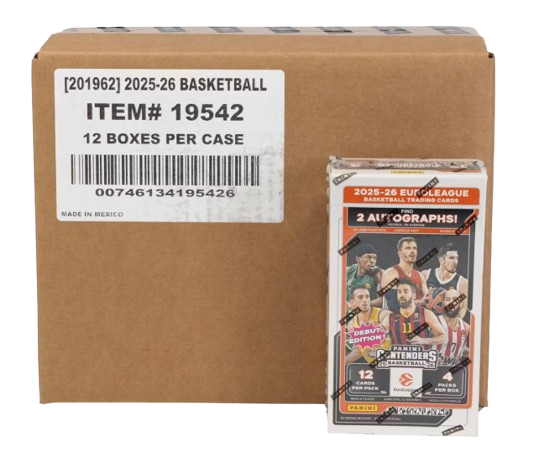 Panini Euroleague Contenders Basketball 2025/26 Hobby Box 12-Box Case