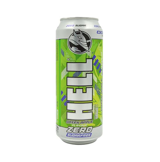 Hell Energy Drink Green Apple ZERO 500ml