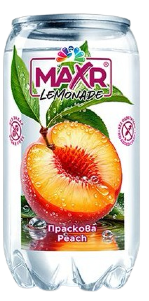 Maxr Sparkling Ανθρακούχο Νερό Ροδάκινο 330ml