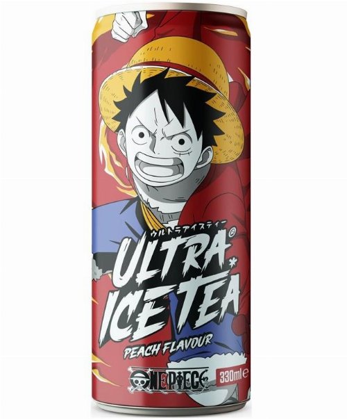 Ultra Ice Tea One Piece Luffy Peach Flavour 330ml