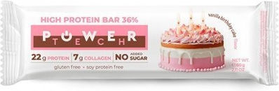 Powertech Μπάρα Πρωτεΐνης με Γεύση Vanilla Birthday Cake 65gr