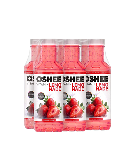 OSHEE Vitamin Water Lemonade Strawberry 555ml 6-pack