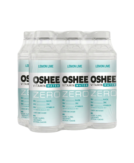 OSHEE Vitamin Water Zero Lemon Lime 555ml 6pack