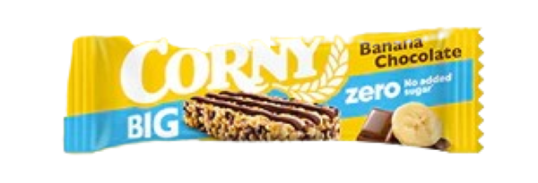 Corny Banana Chocolate Big Zero Μπάρα 40g
