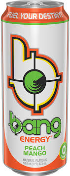 Bang Peach Mango Energy Drink Χωρίς Ζάχαρη 500ml